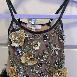 petite Adele, Rhinestone tutu dress, Black size 6